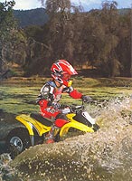 October, 2002 issue of ATV Action featuring  Daniel Leavitt