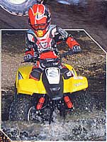 October, 2002 issue of ATV Action featuring  Daniel Leavitt